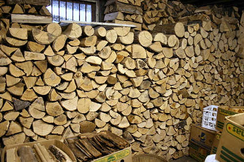 Dan and Whit's woodpile