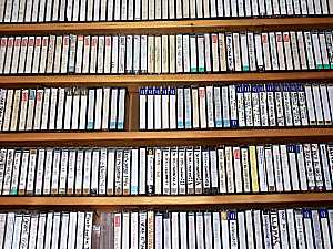 Shelves of Cassettes