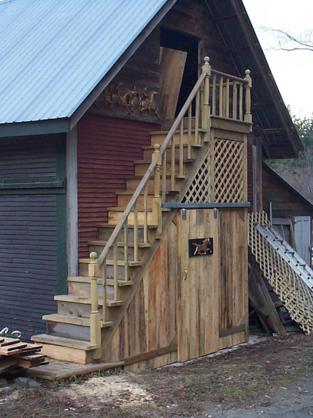 Barn Steps and Shed