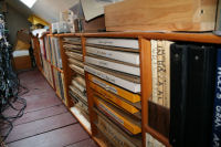 Shelves to store musical scores