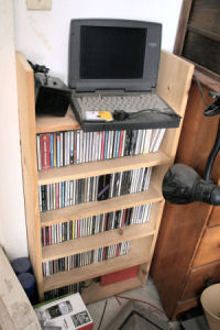 Simple shelf for CDs